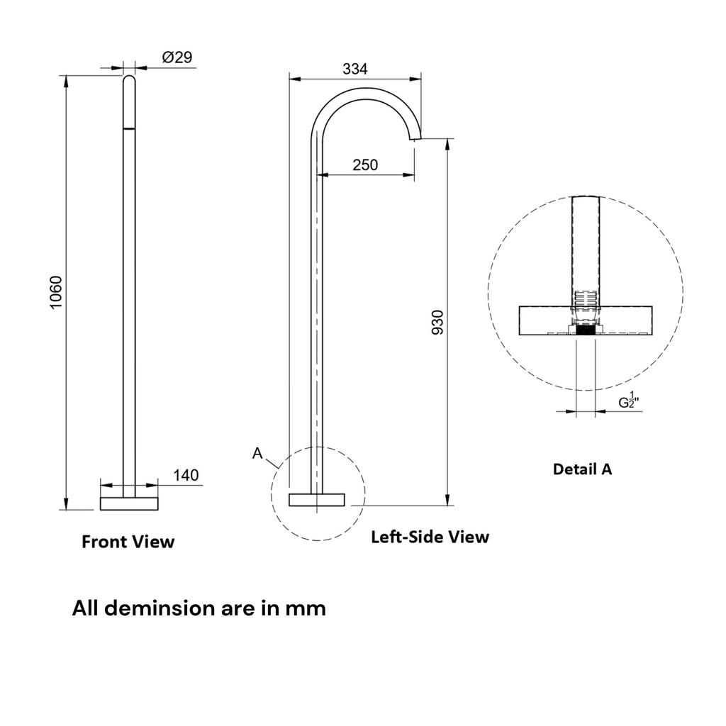 Spout Freestanding