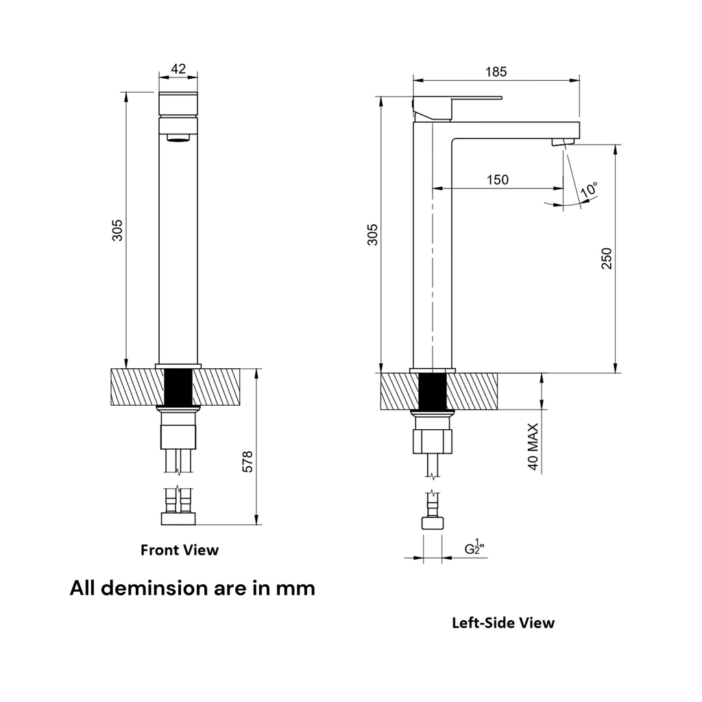 Basin Tall Faucet