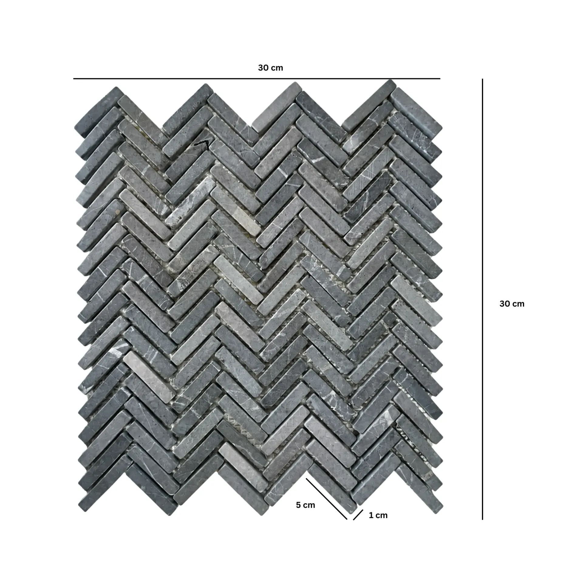 Herringbone 5 x 1 cm