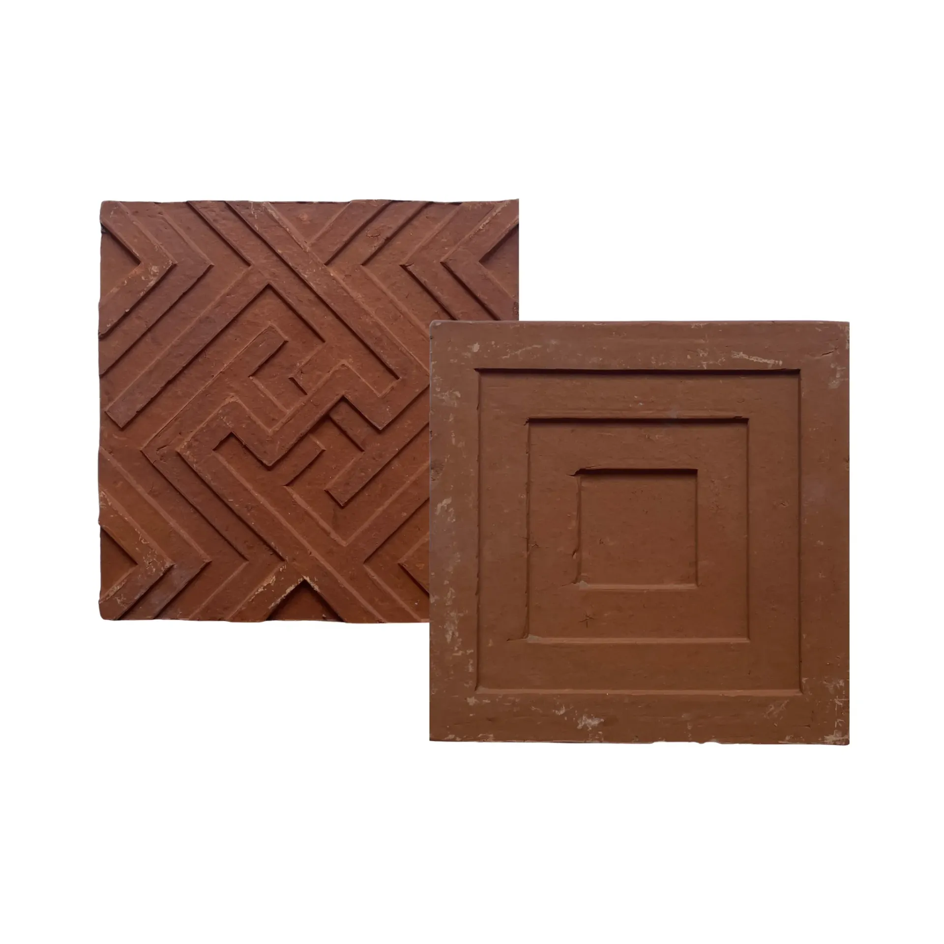 Patterned Clay Tiles